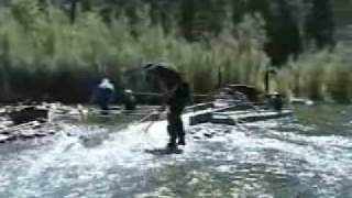 Gold Dredging  Eight inch gold dredge in production [upl. by Ahscrop783]