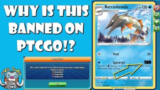 Why is Barraskewda Banned on PTCGO amp What If It DID Do That Pokemon TCG Weirdness [upl. by Hobbie]