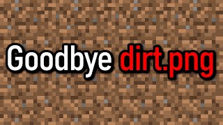 Goodbye Minecraft dirtpng You will be missed 😢 [upl. by Alim]