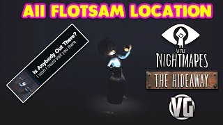 Little Nightmares The Hideaway DLC  All Flotsam Bottles Location  Is Anybody Out There Trophy [upl. by Sremmus748]