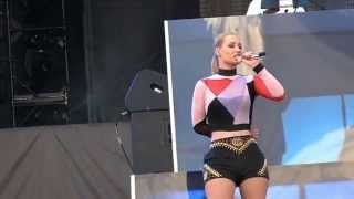 Iggy Azalea quotWorkquot 720p Live  the IHeartRadio Fest 2014 [upl. by Nesmat237]