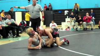 138 Aaron Brooks North Hagerstown vs Logan McKoy Oakdale 2016 3A 4A North Region Final [upl. by Nedloh130]