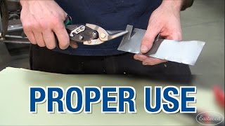 How to Use Tin Snips  Great Tech Tip from Eastwood [upl. by Adnirem]