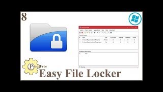 How to Install  Use amp Uninstall EASY FILE LOCKER in Windows 1078 [upl. by Iahs608]