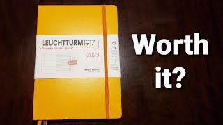 Leuchtturm1917 2023 Weekly Planner amp Notebook Review A Great Planner for Fountain Pens [upl. by Drazze]