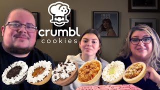 Crumbl Cookie Pies Thanksgiving lineup  Pumpkin Cookie amp Cream Pecan amp More [upl. by Ogu]