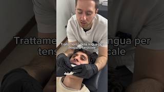 Trattamento per tensione cervicale 👅 osteopata osteopatia thrust asmr [upl. by Canale]