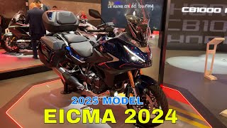 Honda NT 1100 DCT 2025 electronic suspension world premiere Walkaround EICMA 2024 [upl. by Christalle667]