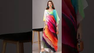 Stylish Silk Kaftan Dress For Women  Caftan dress [upl. by Eckardt]