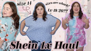 Honest Shein 1x size 14 Review  Bought Some New Clothes For Work amp Quarantine [upl. by Turino]