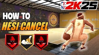 BEST HESITATION CANCEL IN NBA 2K25 [upl. by Doersten]