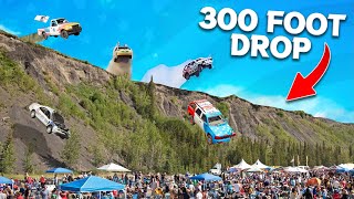 The Alaskan 4th of July CAR LAUNCH  300ft Extreme Jumps [upl. by Annibo709]