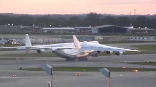 RARE Antonov 225 Mriya Takeoff at Minneapolis [upl. by Bum]