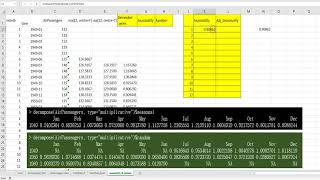 502 Multiplicative Decomposition for time series data [upl. by Missak]