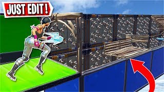 You have to EDIT BUILDS to beat this Deathrun Map FUN Fortnite Creative [upl. by Elijah]