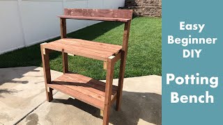 Easy Beginner DIY Potting Bench [upl. by Meridith]