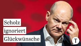 Scholz erster Auftritt nach PistoriusRückzug Genossen reagieren  SPDKanzlerkandidat schweigt [upl. by Aelem319]