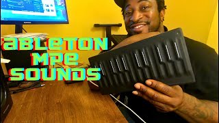 The Roli Seaboard works with Ableton MPE sounds [upl. by Obie]