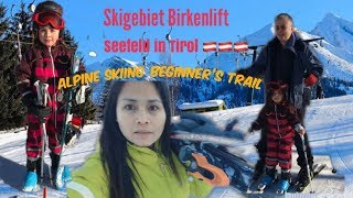 Alpine Skiing Beginner’s TrailPiste  Winter Sport  Skiing in Seefeld Austria 🇦🇹🇦🇹🇦🇹 [upl. by Ayatahs526]