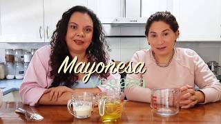 Mayonesa Vegana  Lista en 5 minutos [upl. by Ontine909]