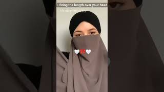 Niqab tutorial Part 1 [upl. by Xyla]