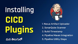 Installing Jenkins CICD Plugins  DevOps in Telugu [upl. by Ash]