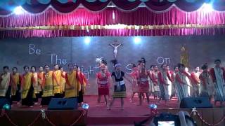 Fusion Dance of Khasi Garo and Jaintia Tribes [upl. by Swart813]