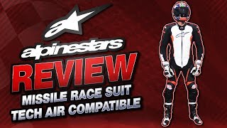 Alpinestars Missile Race Suit Review  Sportbiketrackgearcom [upl. by Urata]