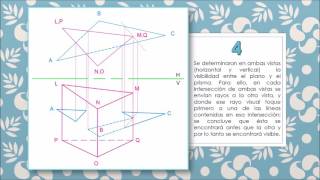 Tutorial  Ejemplo de Intersección y visibilidad entre plano y sólido [upl. by Trabue376]