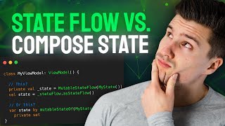 Should You Use Compose State or StateFlow in Your ViewModels [upl. by Donahue664]