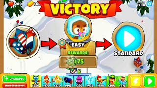 Collection Event Alpine Run Map Easy Track Completed Bloons TD 6 [upl. by Cobbie436]