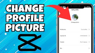 How To Change Your Profile Picture In Capcut [upl. by Leis]