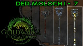 Lets Play Guild Wars 2  77  Sammlung Der Moloch I Der Experimentelle Hammer [upl. by Rabelais]