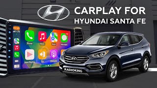 PREMIUM CARPLAY HYUNDAI SANTA FE ANDROID AUTO STEREO [upl. by Mars]