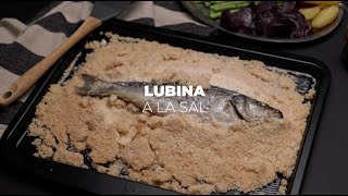 Lubina a la sal con verduras al vapor en la bandeja SteamBox [upl. by Yelyac]