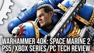 Warhammer 40K Space Marine 2  PS5Xbox Series XSPC Tech Review  Is 60FPS Viable on Consoles [upl. by Tiffi]