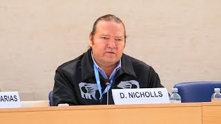 Cree Nation official shares experience of Indigenous Peoples rights at Human Rights Council  HRC57 [upl. by Brasca]