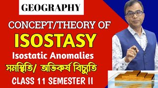 Isostasyconcept of isostasyisostasy definitionisostatic anomaliesgravity anomalyclass 11 geogra [upl. by Nawud644]