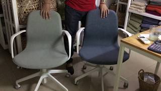 Ikea Langfjall chair wheels removal [upl. by Legnaros]