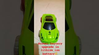 How to upgrade normal battery with lithium ion battery 😈💥👈  short [upl. by Ozkum]