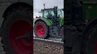 Fendt 716 with a Lemken Juwel 8 and vario pack [upl. by Milda]