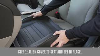 How To Install Motor Trend Car Seat Cushion [upl. by Ewan]