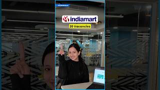 Indiamart Job Openings For Freshers  20 Vacancies  Fresher Jobs in Delhi Surat [upl. by Uliram840]