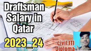 Draftsman drafter job in Qatar Salary RequirementsAll detailsITI Also [upl. by Clerissa]