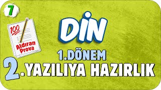 7Sınıf Din 1Dönem 2Yazılıya Hazırlık 📝 2023 [upl. by Felicity]