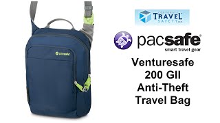 Pacsafe Venturesafe 200 GII Travel Bag [upl. by Asiil761]