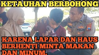 BERBOHONGYATIM PIATU TERLANTR JALAN KAKI DIBOHONGI TEMANNYA KERJA BERHENTI MINTA MAKAN DAN MINUM [upl. by Burlie855]