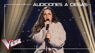 Auba Estela Murillo canta Con las ganas  Audiciones a ciegas  La Voz Antena 3 2019 [upl. by Calbert]