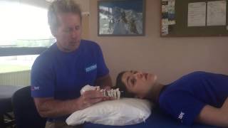 Cervical Spine Manipulation HVT to open and close facet Joints [upl. by Wei233]