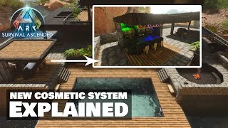 How to Use the New Custom Cosmetic System  Explained  Ark Survival Ascended  ASA [upl. by Carrissa]